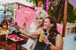 A Dolly Parton impersonator was also on hand.