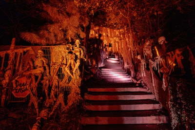 Legends of Horror, located on the grounds of Toronto’s historic castle Casa Loma, is an immersive show in the style of promenade theater where patrons interact with a cast of characters along a 1.2-mile outdoor walking trail.