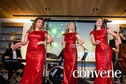 Musical entertainment at Convene Holiday Showcase