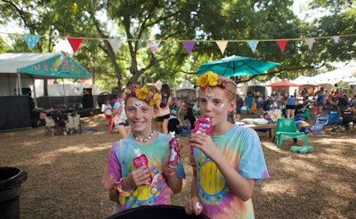 Family-friendly activations included a Love Your Futs mural created by Chicago artist Shawn Smith at Shawnimals, samples of the brand’s drinks, beaded keychains and button stations, and a song creation area.