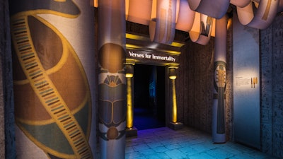 There’s also a room devoted to a visual creation of how Egyptians envisioned the afterlife.