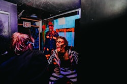 Blood Manor is a 10,000-square-foot, 19-year-old haunted house attraction with themed rooms and a labyrinth of passageways located in downtown Manhattan.