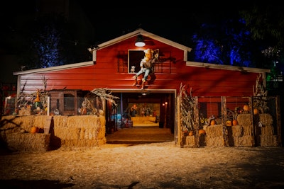 The alfresco affair takes what everyone knows and loves about a haunted hunt and makes the frightening aspects more palatable by incorporating elements of whimsy. Take the fittingly named Funnybones Ranch, for example—which is decked out in pumpkins and fall foliage, and where guests are greeted by a pumpkin-headed scarecrow—that serves as a friendly photo op.