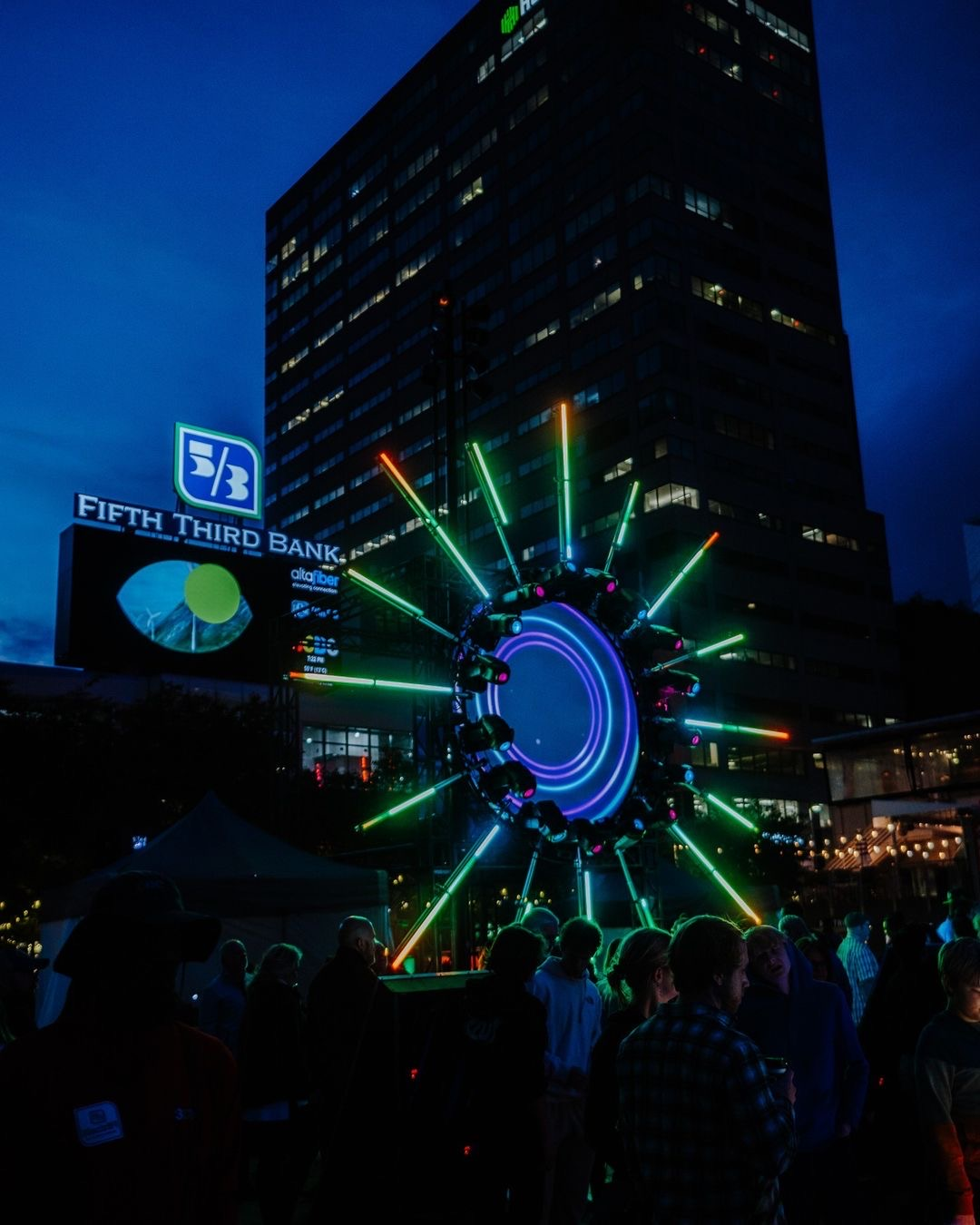 See Cool Light Installations And Murals From This Outdoor Art Fest ...