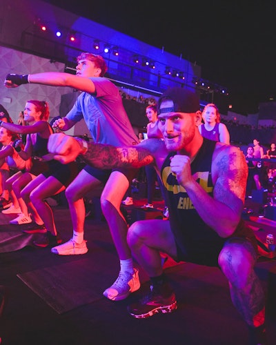 Movement Live is the brand’s wellness platform, which was founded in 2018. Last year, 500 participants took part in a cycling class on the field at Petco Park in San Diego where they were joined virtually by fitness studios from around the world.