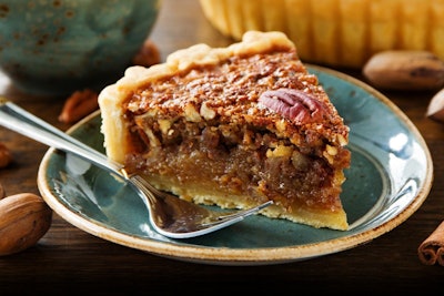 Beginning Nov. 1, Nuts.com is offering a seasonal pecan pie. For the first three weeks of November it will be included with any purchase above $79. But to spice up any seated dining affair or break room spread, consider purchasing the pie by itself. A single eight-inch pie costs $19.99 (or $37.99 for a pack of two).