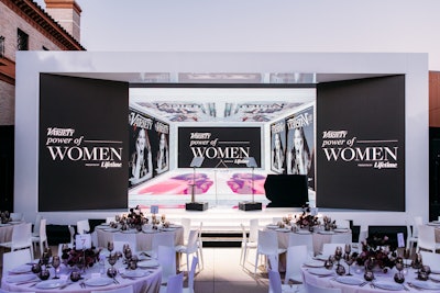 This year’s stage sign paid homage to a collection of archived covers of former Power of Women honorees—meant to signify that the event welcomed a 'new class' of inductees.