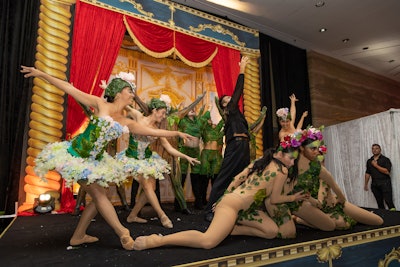 The New Century Dance Company was outfitted in plant-like costumes and performed to Harry Styles hits.