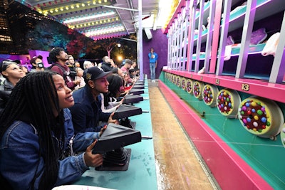 Guests tested their skills with carnival-style games.