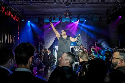 CeeLo Green kept the party going at Snow Beast: The InterContinental Miami Make-A-Wish Nightclub's after-party.