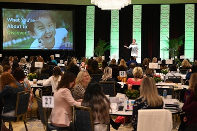 Registration is now open for 2023 Power of Purpose: Business Events Industry Week, taking place March 7-9 at Gaylord National Resort and Convention Center in Maryland's National Harbor. Returning this year will be IAEE's Women’s Leadership Forum and Reception (pictured is last year's forum).