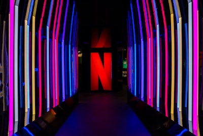 Netflix tapped Pink Sparrow for design and fabrication, while Event Network handled operations.