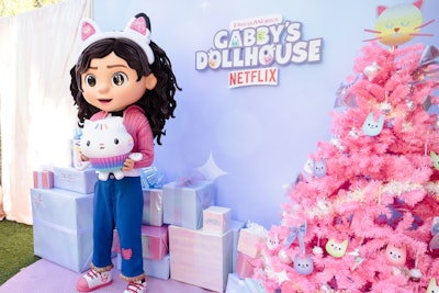 Gabby's Catmas Spectacular took over Second Home Hollywood on Nov. 13 and invited children to step into Gabby's world.