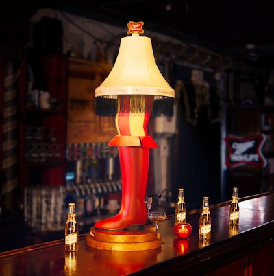 Miller High Life's Leg Lamp Beer Tower