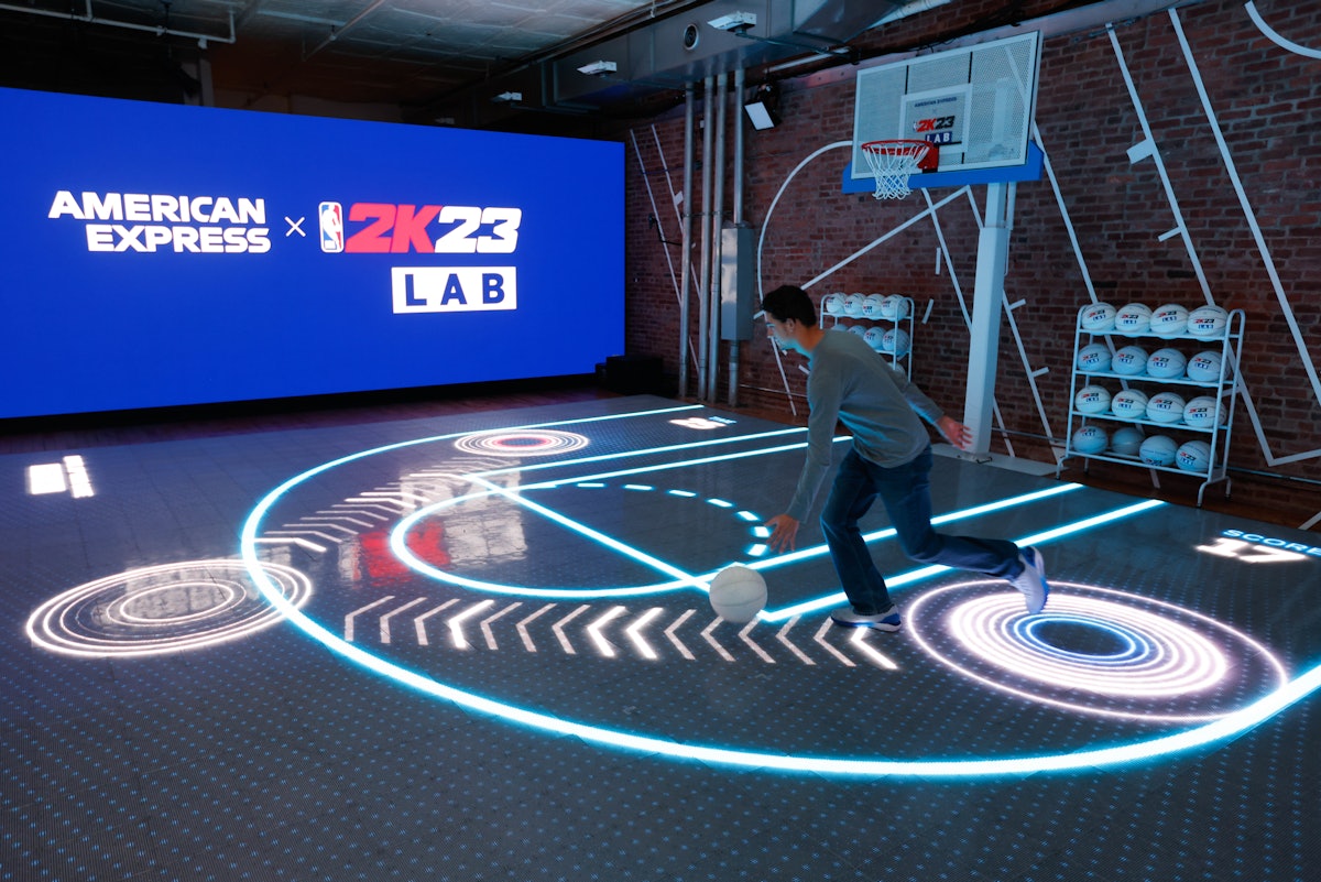 NBA 2K and AmEx's Pop-Up in NYC