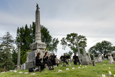 The Green-Wood Cemetery in Brooklyn serves as a venue for Death of Classical events.