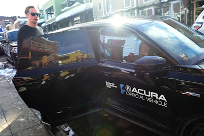 A fleet of Acura MDX and MDX Type S performance SUVs traversed the streets of Park City, and its full lineup of performance vehicles was on display throughout the fest.