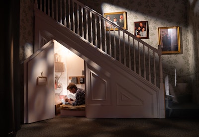 Guests would be remiss not to snap a photo in Harry's iconic bedroom below the stairs from 2001's Harry Potter and the Sorcerer's Stone.