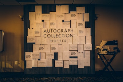 At the 2018 edition of the Sundance Film Festival in Park City, Utah, Autograph Collection Hotels—an associate partner of the Sundance Institute and festival—hosted a cinema-themed, winter lodge-style lounge known as the Retreat. The space, hosted in partnership with online script marketplace The Black List, showcased a step-and-repeat that was created out of film scripts. BMF produced the lounge.