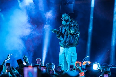 The invite-only event featured sets by Zack Bia and Night Owl Sound before Drake took the stage for a finale performance. The h.wood Homecoming was produced by New York-based experiential agency Uncommon Entertainment and West Hollywood hospitality company The h.wood Group.