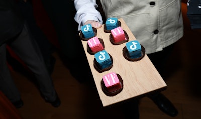 A fun touch? Bite-sized desserts featuring the Vanity Fair and TikTok logos. The event was part of Vanity Fair’s Campaign Hollywood, a weeklong event series leading up to the Oscars that’s now in its 23rd season. Other events included a private cocktail party honoring A24’s Everything Everywhere All At Once.