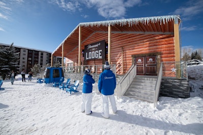 The slopeside hub took over California’s Mammoth Mountain March 2-5, SXSW in Austin March 10-13, and Steamboat Springs, Colo., March 16-19 (pictured).