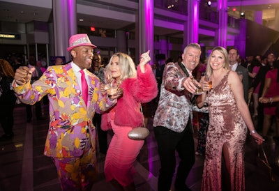 Pink Tie Party Turned Guests Into Models