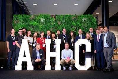 Guests wearing BLE (Bluetooth Low Energy) beacons at Questex's 2022 Annual Hotel Conference