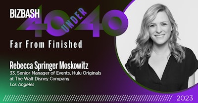 2023 BizBash 40 Under 40: Rebecca Springer Moskowitz