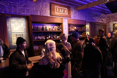 A 1923-themed bar brought the American Western drama to life for Mammoth visitors.