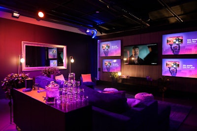 In one room was the Best Buy Home Theater Experience, where previews for upcoming Roku Originals series were being shown in a living room-type space complete with a candy counter and purple foil-wrapped chocolate bars that evoked Willy Wonka and the Chocolate Factory. The experience was designed to showcase Roku’s latest devices, which are available for purchase at Best Buy.