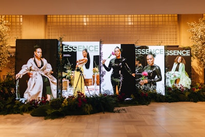 Oversized Essence covers, grounded in florals and greenery, celebrated each honoree.