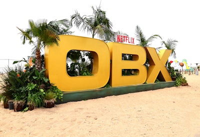 To bring the experience to life, Netflix worked with experiential marketing agency MKG and its partner, brand consultancy agency Acceleration Community of Companies (ACC) Advisory. Oversized 'OBX' letters on the beach served as a fun photo op.