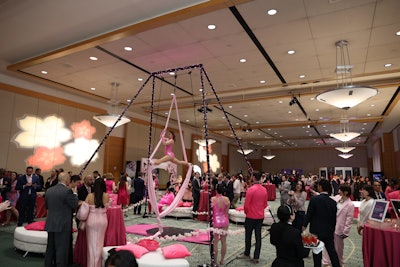 Pink Tie Party Turned Guests Into Models