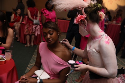 Pink Tie Party Turned Guests Into Models
