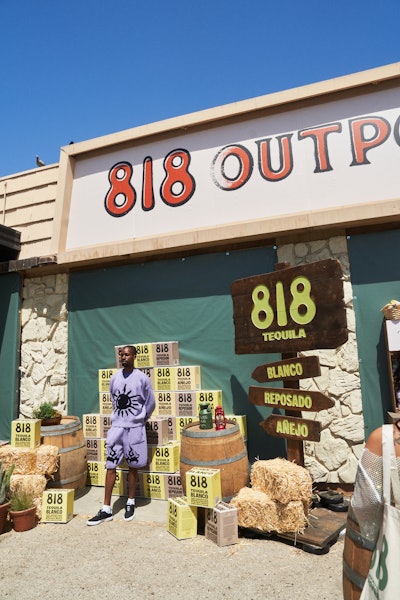 The activation also featured photo ops with 818 Tequila's label and other desert-inspired elements. Revolution Marketing and 818's creative team collaborated on the project.