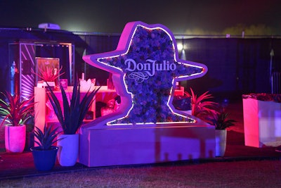 For the seventh year in a row, Tequila Don Julio, co-headlining sponsor of Neon Carnival, transported guests to Mexico with its Tierra de Don Julio footprint lit up in neon lights. Craft cocktails were served from an airstream speakeasy, along with a dedicated tasting bar featuring Tequila Don Julio’s newest luxury offering, Tequila Don Julio Rosado. NVE Experience Agency produced the space.