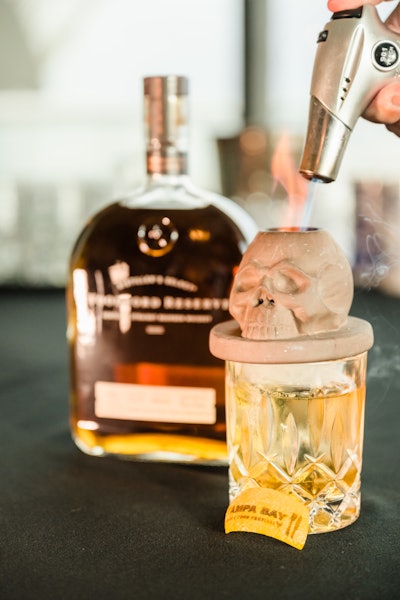 Guests had the opportunity to customize their own Woodford Old Fashioned cocktails.