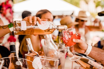 Folio Fine Wines poured refreshing tastes of Mathilde Chapoutier Côtes de Provence rosé at Saturday’s Grand Tasting.