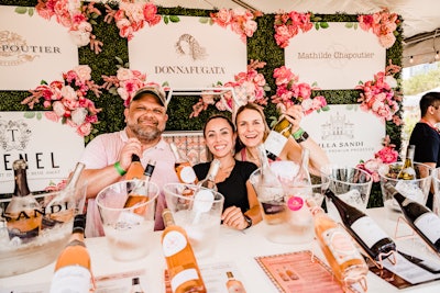 Folio Fine Wines was on-site to pour refreshing sips in the popular Rose Garden at Saturday’s Grand Tasting.