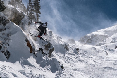 The experience included skiing with mountain guides.