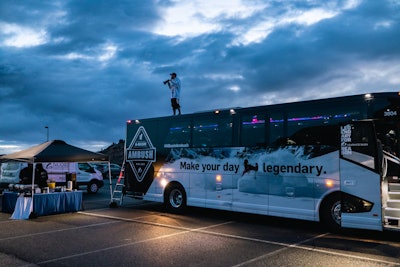 Olympic skier Gus Kenworthy helped “ambush” skiers as part of Arapahoe Basin's latest activation.