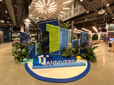 ByteDance's 11th Anniversary Installation