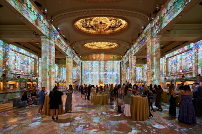 Couper held a night at the museum—Hall des Lumières (HDL), New York City's digital art museum—on April 18, and invited 80 tastemakers to ring in spring, aka RSVP season.