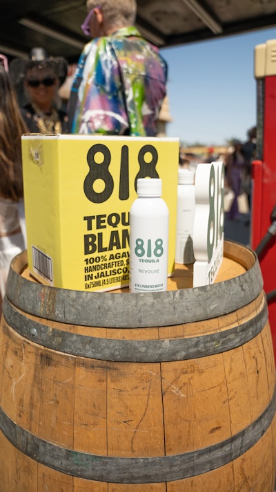 This year was the first time the brand partnered with another beverage brand—818 Tequila.