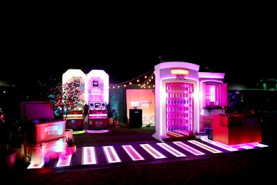 NVE Experience Agency also produced Smirnoff’s activation at Neon Carnival, a colorful, neon-lined space that celebrated the brand's Smirnoff ICE products.
