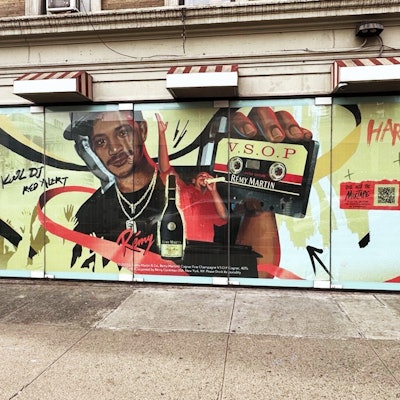 The Mixtape Street Art Museum comprises augmented-reality murals that spotlight iconic DJs—DJ Spinderella, DJ Cocoa Chanelle, Kool DJ Red Alert (pictured), DJ Marley Marl, DJ Yella, DJ Jelly, DJ Jay Illa, and DJ Shortkut—across five key cities, including New York, Los Angeles, Chicago, Atlanta, and San Francisco.