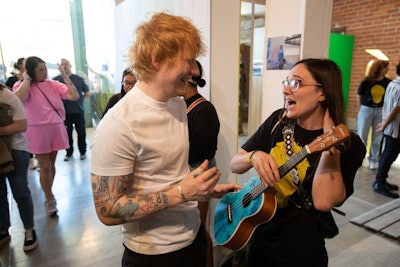 Sheeran wanted to be able to “pop in to the pop-up” to see his fans in as many cities as physically possible.