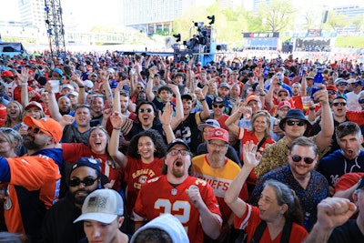 A total of 312,000 fans attended the three-day event in Kansas City.