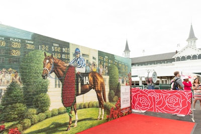 2023 marks the 50th anniversary of Secretariat's winning Derby run (which still holds the track record for the fastest run). This artwork, titled 'Still the Greatest,' was painted by artist Jaime Corum and is featured on Woodford Reserve's 2023 commemorative Kentucky Derby bottle.